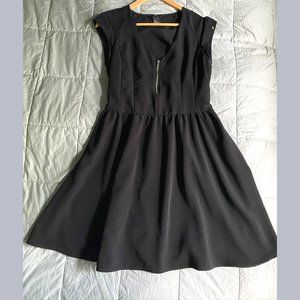 H&M | Black Zip Dress | M